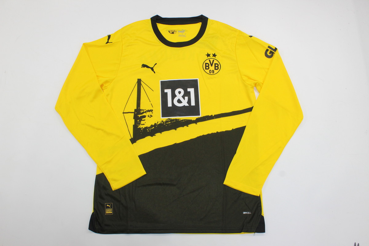 AAA Quality Dortmund 23/24 Home Long Soccer Jersey